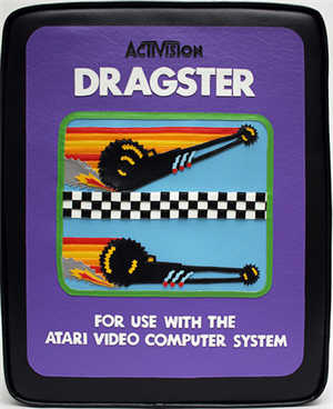 Atari handmade dragster cartridge