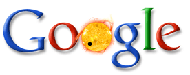 Google Venus transit logo