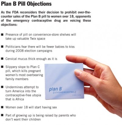 Plan B Pill objections - The Onion