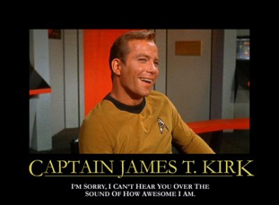 Star Trek Inspirational Poster - Captain Kirk