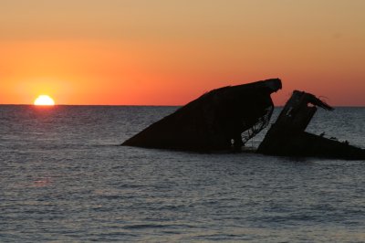 Sunset Beach - S.S. Atlantus